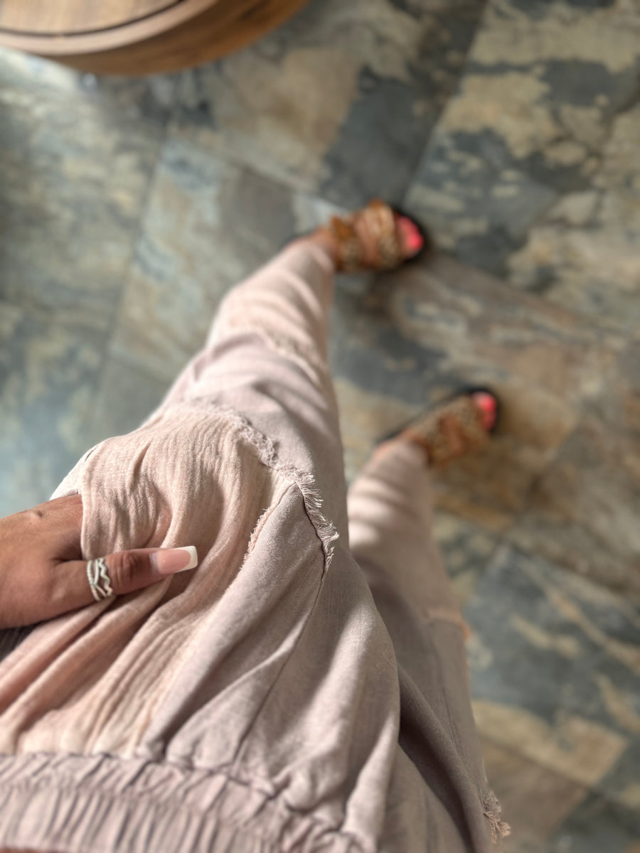 The patchwork 2 piece - Blush
